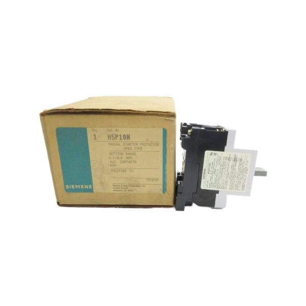 SIEMENS MSP10N 600V 6.3-10.0A NSMP