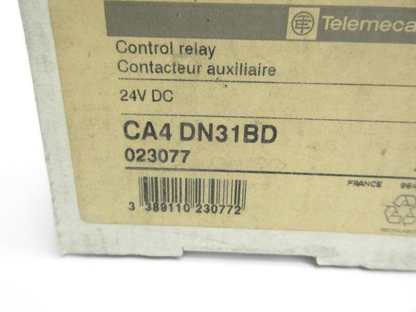TELEMECANIQUE CA4DN31BD 24VDC NSMP