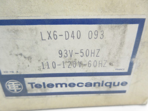 TELEMECANIQUE LX6-D40093 93V 110-120V NSMP