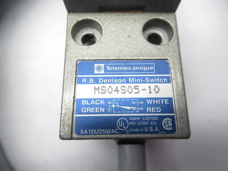 TELEMECANIQUE MS04S05-10 125/250VAC 5A NSNP