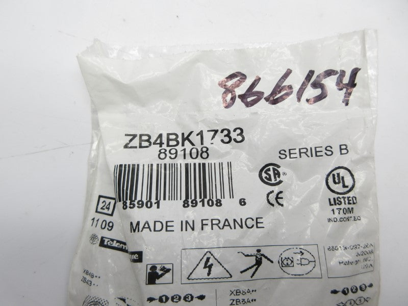 TELEMECANIQUE ZB4BK1733 SER. B NSMP