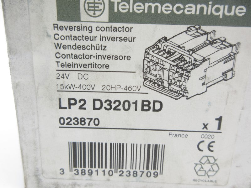 TELEMECANIQUE LP2D3201BD 24VDC NSMP