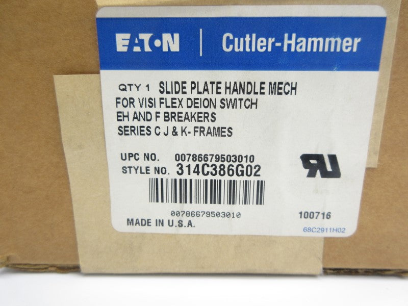 EATON 00786679503010 314C386G02 SER. C NSMP
