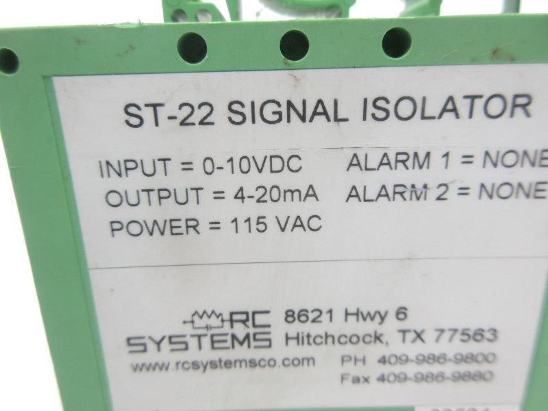 RC SYSTEMS ST-22 0-10VDC NSNP