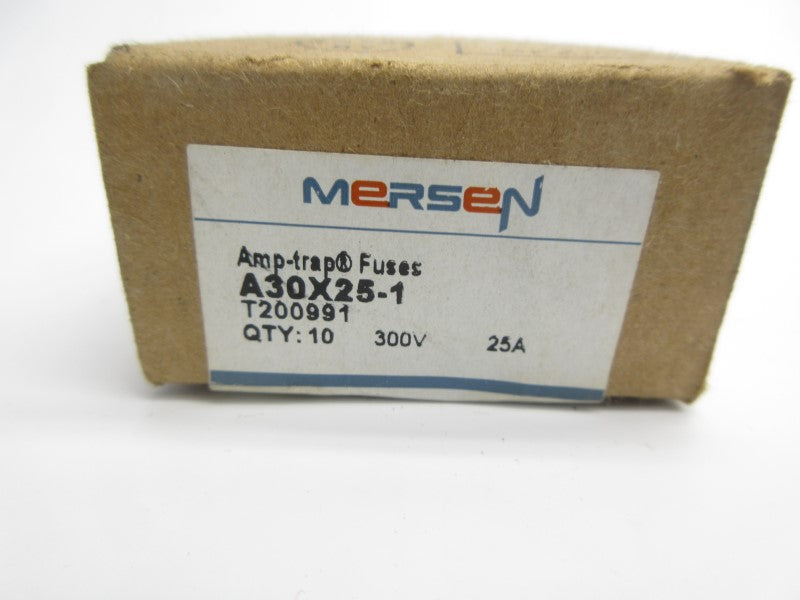 MERSEN A30X25-1 300V 25A (PKG OF 10) NSMP