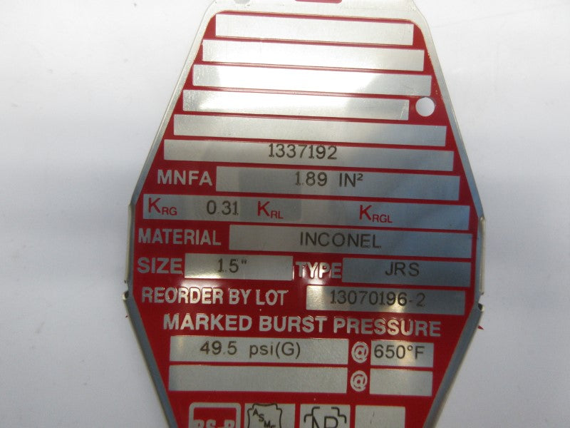 BS&B 1337192 15" NSNP