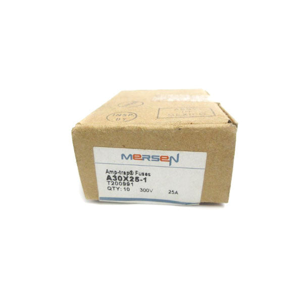 MERSEN A30X25-1 300V 25A (PKG OF 10) NSFS