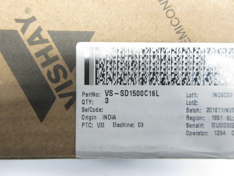 VISHAY VS-SD1500C16L (PKG OF 3) NSMP
