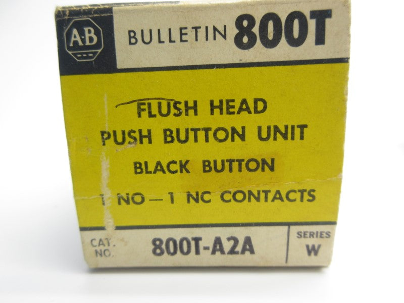ALLEN BRADLEY 800T-A2A SER. W (BK/YL) NSMP
