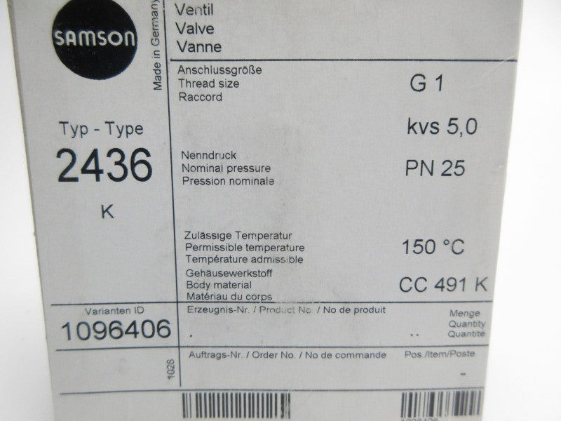 SAMSON 2436 NSFS