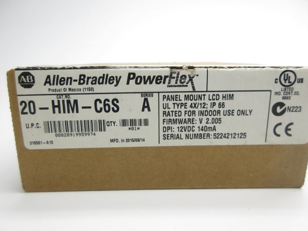 ALLEN BRADLEY 20-HIM-C6S SER. A F/W V2.005 12VDC NSMP