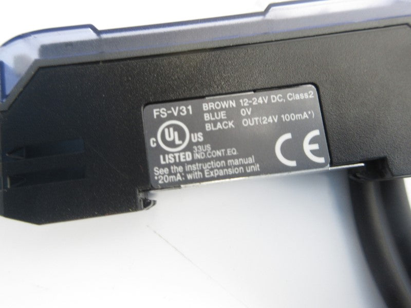KEYENCE FS-V31 12-24VDC UNMP