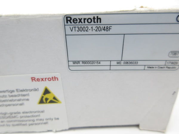 REXROTH VT3002-1-20/48F R900020154 NSMP