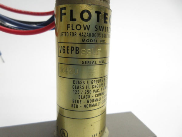 FLOTEC V6EPBSSLF 120/250VAC 5A NSNP