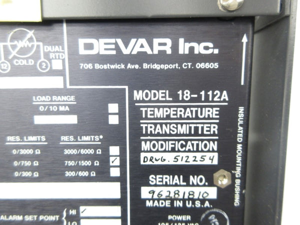 DEVAR 18-112A UNMP