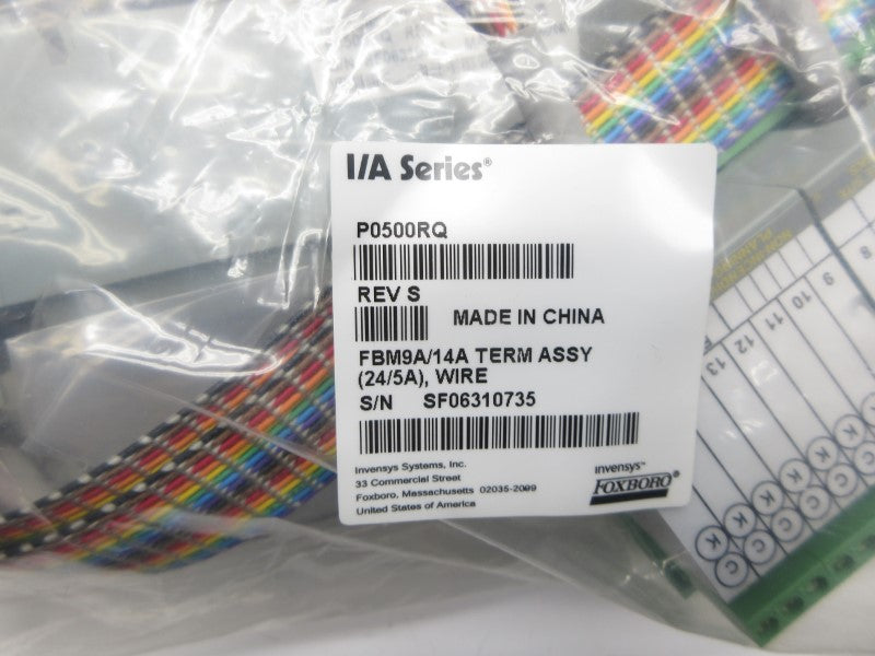 FOXBORO P0500RQ REV. S NSMP