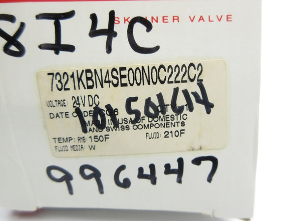 HONEYWELL 7321KBN4SE00N0C222C2 24VDC 3-60PSI NSMP