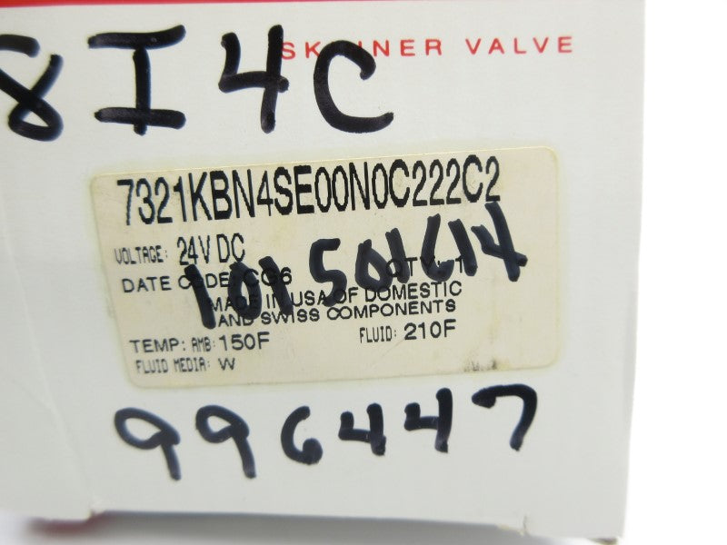 HONEYWELL 7321KBN4SE00N0C222C2 24VDC 3-60PSI NSMP