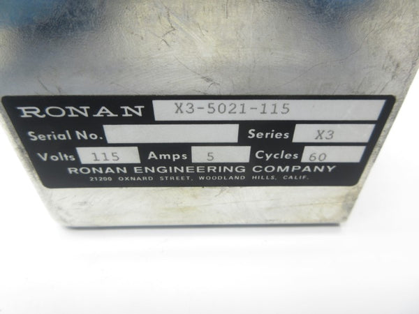 RONAN X3-5021-115 115V 5A NSNP