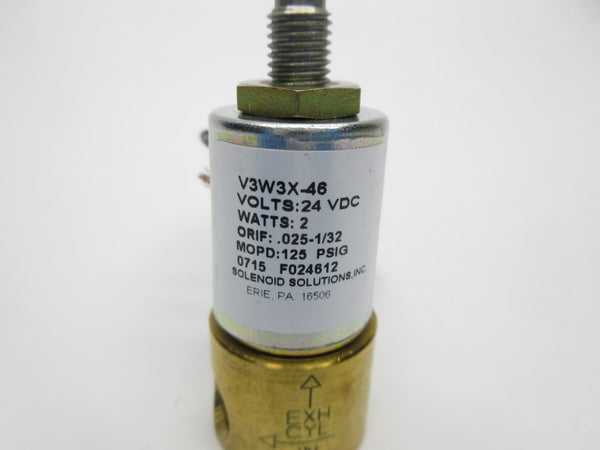 SOLENOID SOLUTIONS V3W3X-46 24VDC NSNP