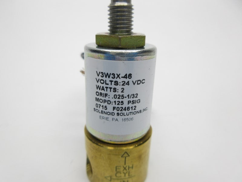 SOLENOID SOLUTIONS V3W3X-46 24VDC NSNP