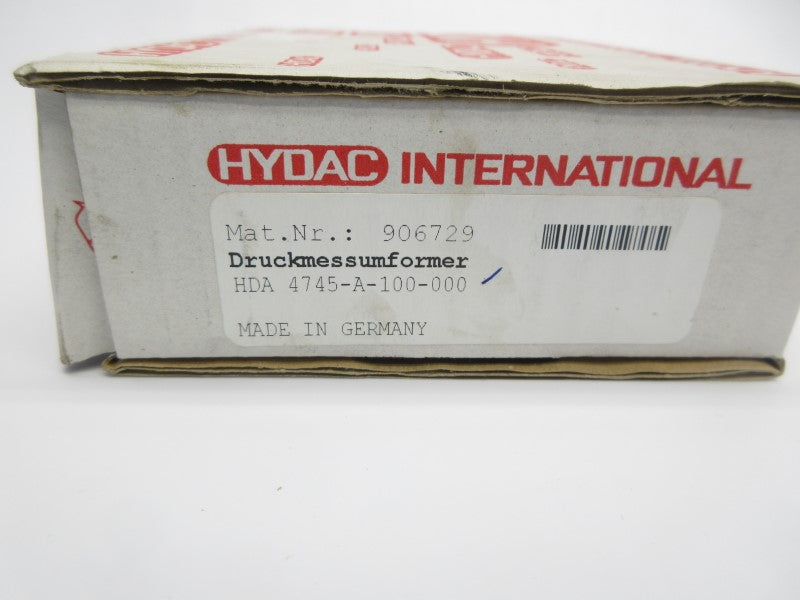 HYDAC HDA4745-A-100-000 906729 NSMP