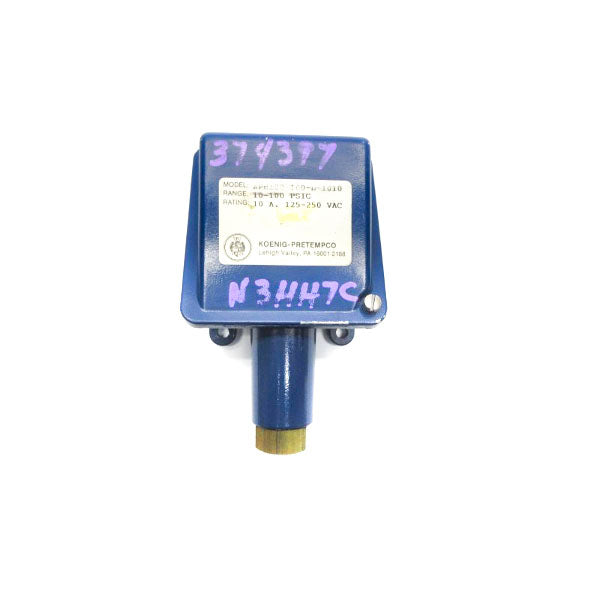 KOENIG-PRETEMPCO KPH100-100-D-1010 125-250VAC 10A 10-100PSI NSNP