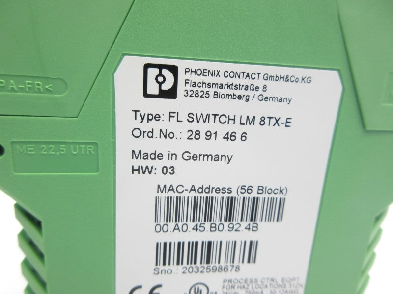 PHOENIX CONTACT FLSWITCHLM8TX-E 2891466 NSNP