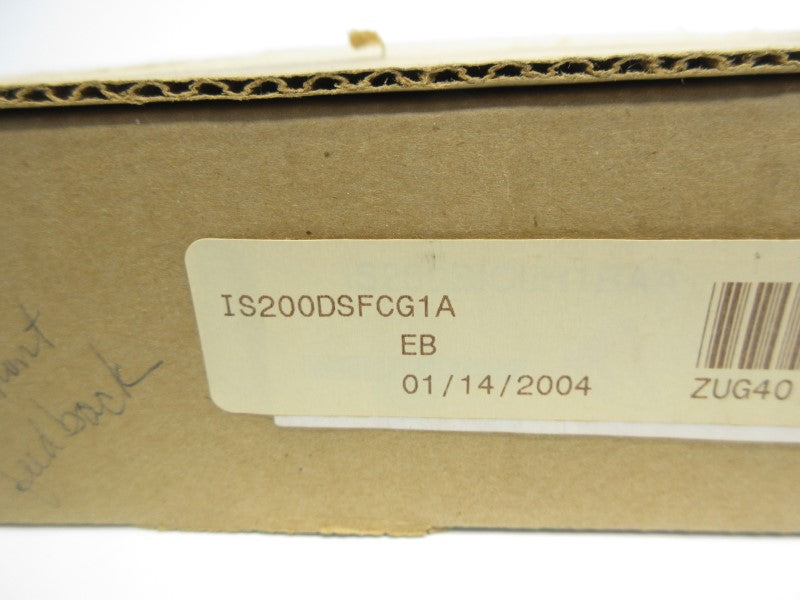 GENERAL ELECTRIC IS200DSFCG1AEB NSMP
