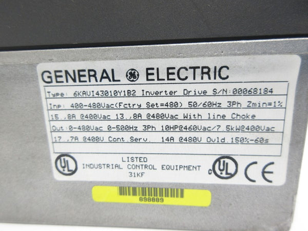 GENERAL ELECTRIC 6KAVI43010Y1B2 400-480VAC NSNP