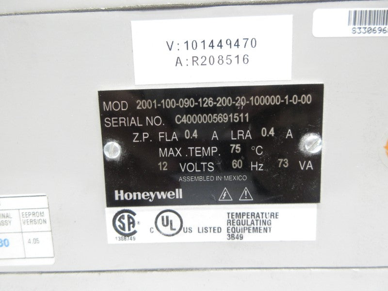 HONEYWELL 2001-100-090-126-200-20-100000-1-0-00 12V NSNP