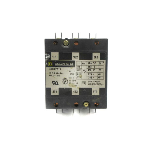 SQUARE D 8910DPA73 SER. A 110/120V 75A NSNP