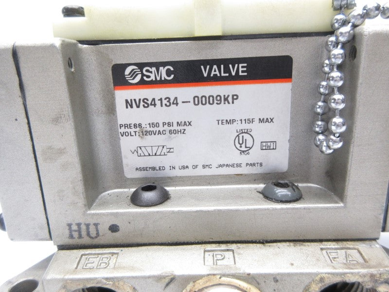 SMC NVS4134-0009KP 120VAC 150PSI UNMP