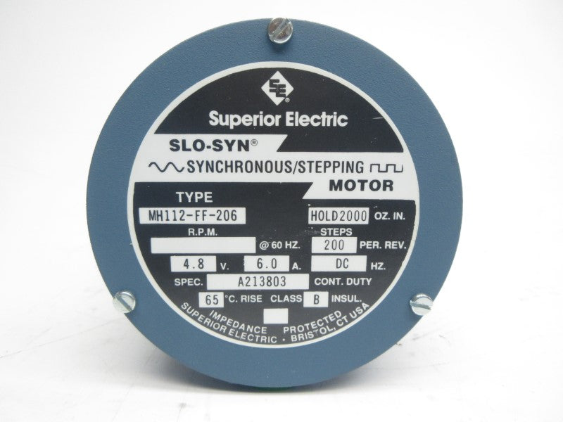 SUPERIOR ELECTRIC MH112-FF-206 4.8V 6.0A NSNP