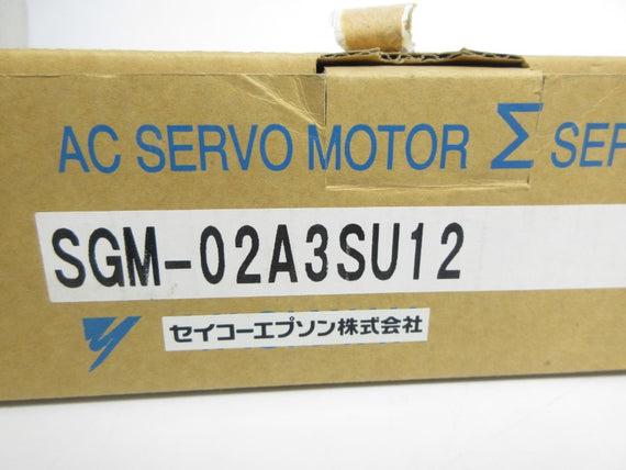 YASKAWA ELECTRIC SGM-02A3SU12 200V 2.0A NSMP