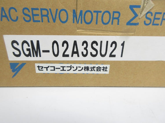 YASKAWA ELECTRIC SGM-02A3SU21 200V 2.0A NSMP