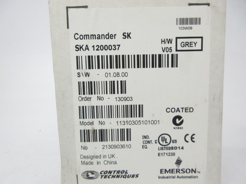 CONTROL TECHNIQUES SKA1200037 200-240V 5.8A NSMP