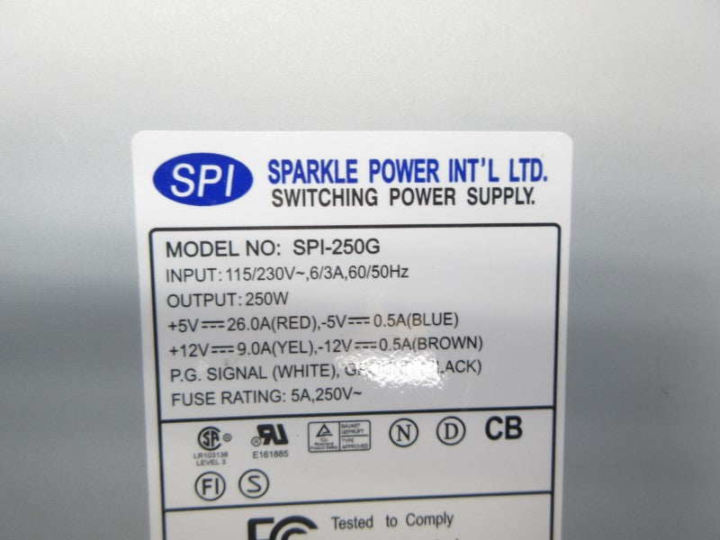 SPI SPI-250G 115/230V 6/3A NSNP
