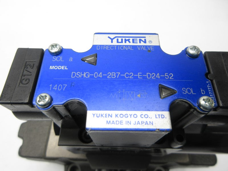 YUKEN DSHG-04-2B7-C2-E-D24-52 24VDC NSNP