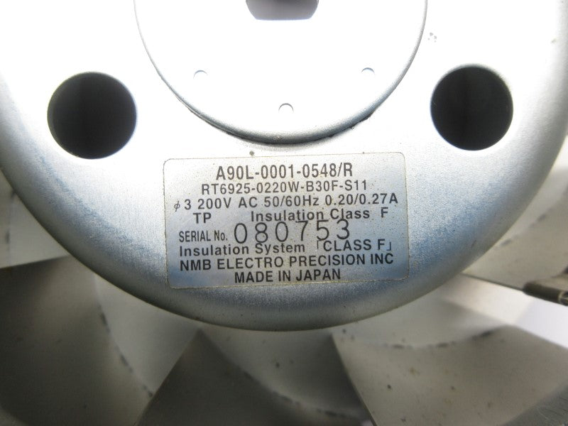 NMB ELECTRO PRECISION A90L-0001-0548/R 200VAC 0.20/0.27A NSNP