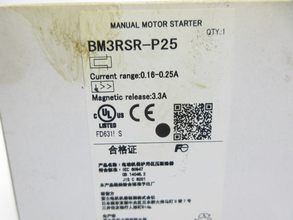 FUJI ELECTRIC BM3RSR-P25 0.16-0.25A NSMP