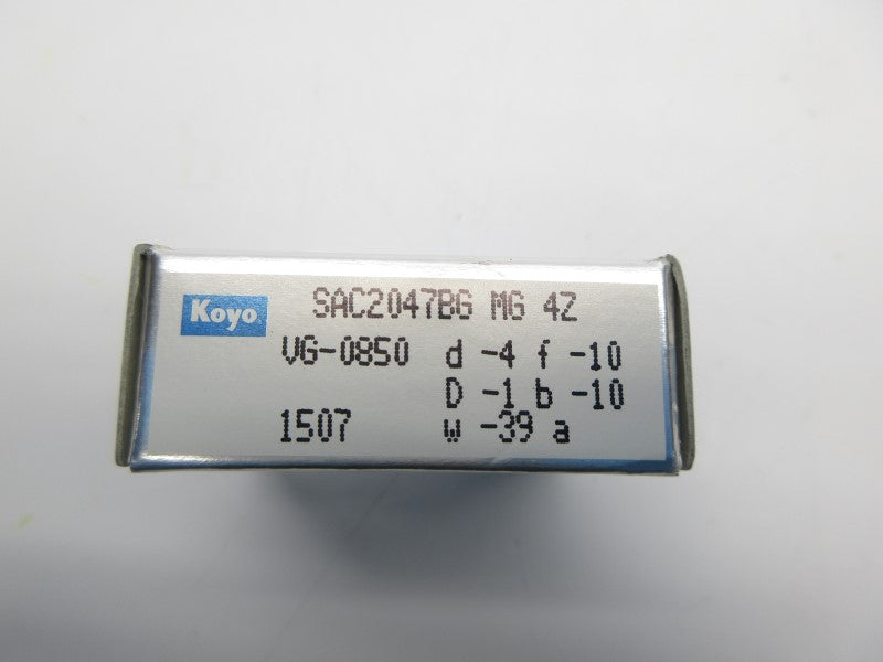 KOYO SAC2047BGMG4Z NSFS