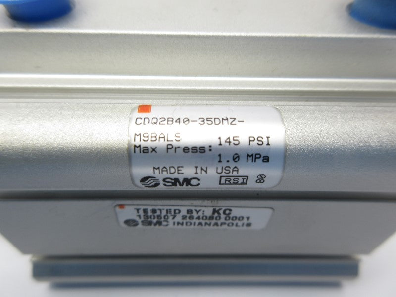 SMC CDQ2B40-35DMZ-M9BALS 145PSI NSNP