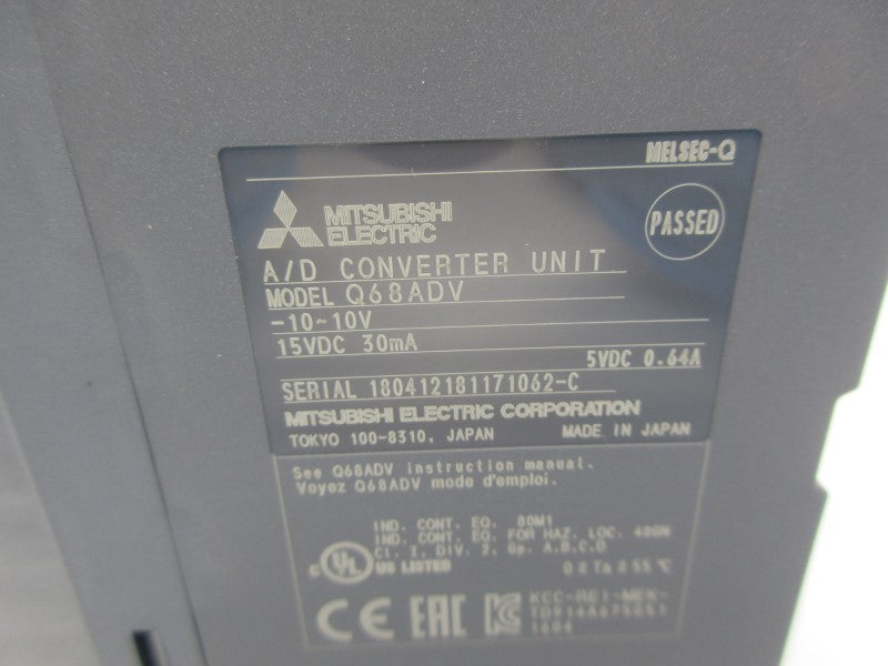 MITSUBISHI ELECTRIC Q68ADV 15VDC NSNP