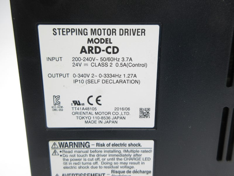ORIENTAL MOTOR ARD-CD 200-240V 3.7A NSNP