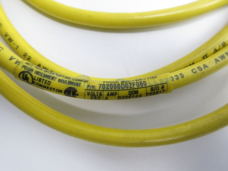 DANIEL WOODHEAD 702000D02F060 250V 4A NSNP