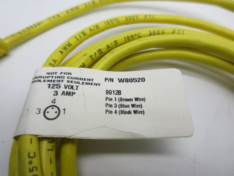 IFM EFECTOR W80520 125V 3A NSNP