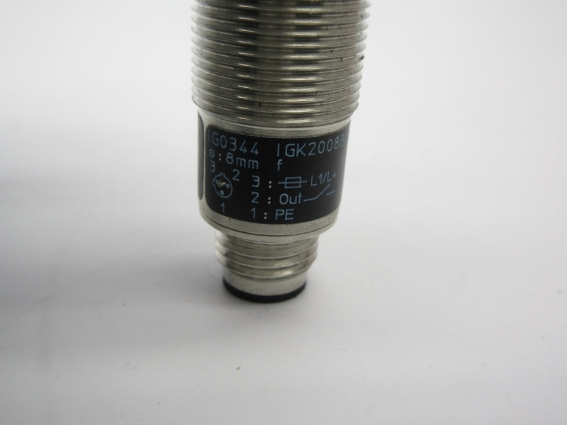 IFM EFECTOR IG0344 IGK2008BABOA/SL/LS-100AK 20-250VAC/DC (AS PICTURED) NSNP