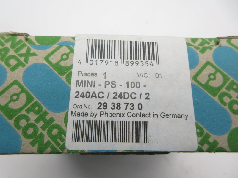 PHOENIX CONTACT MINI-PS-100-240AC/24DC/2 NSFS