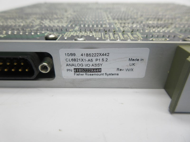 FISHER-ROSEMOUNT CL6821X1-A5 41B5222X44R REV. W/X NSNP